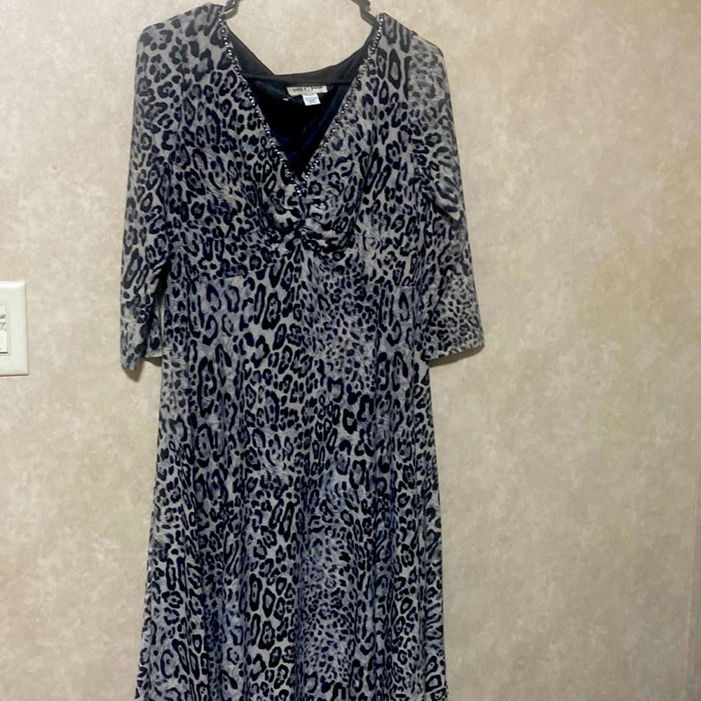 Cheetah print dress